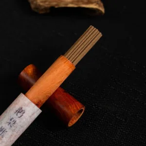 Natural incense in rosewood tubes