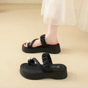Summer sandals, casual and versatile half - slip women's shoes for outdoor wear