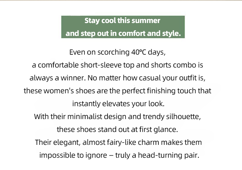 Women's Casual and Versatile Fairy-style Summer Sandals