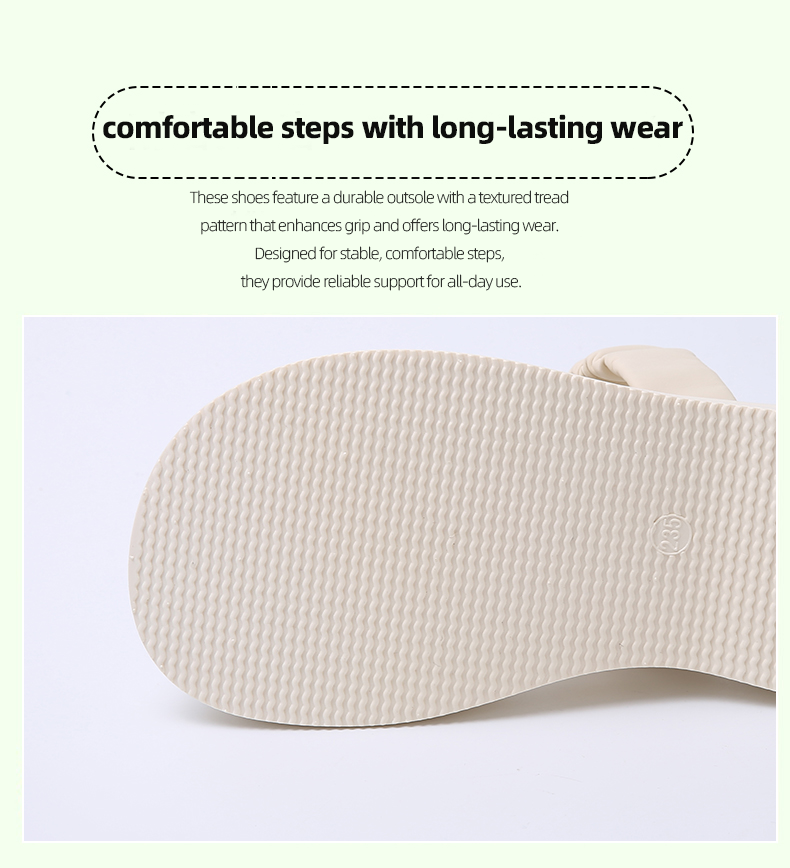 Summer sandals, casual and versatile half - slip women's shoes for outdoor wear