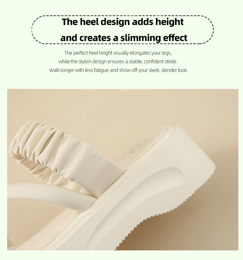 Summer sandals, casual and versatile half - slip women's shoes for outdoor wear