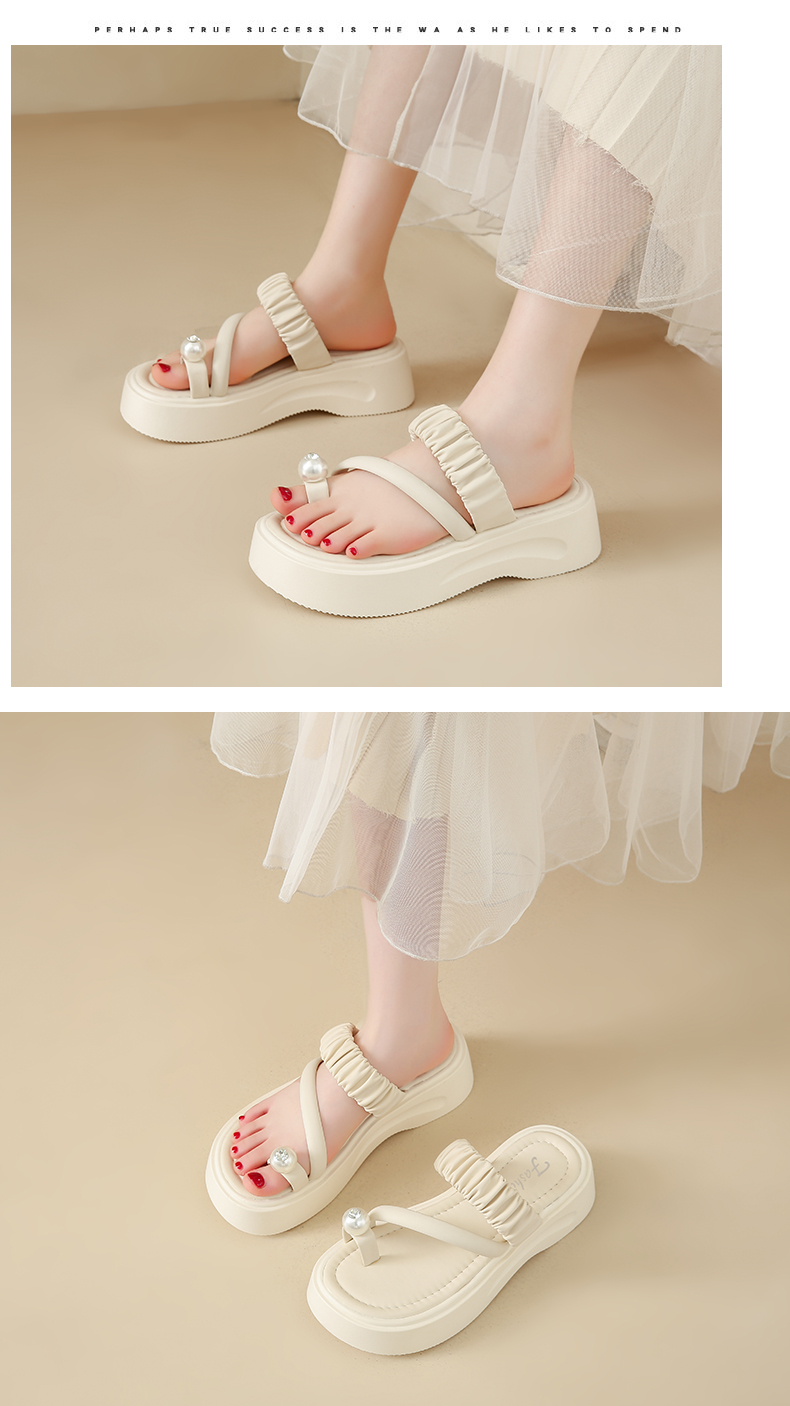 Summer sandals, casual and versatile half - slip women's shoes for outdoor wear