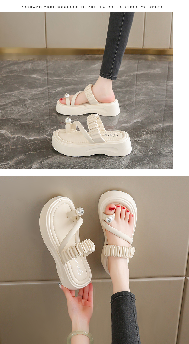 Summer sandals, casual and versatile half - slip women's shoes for outdoor wear