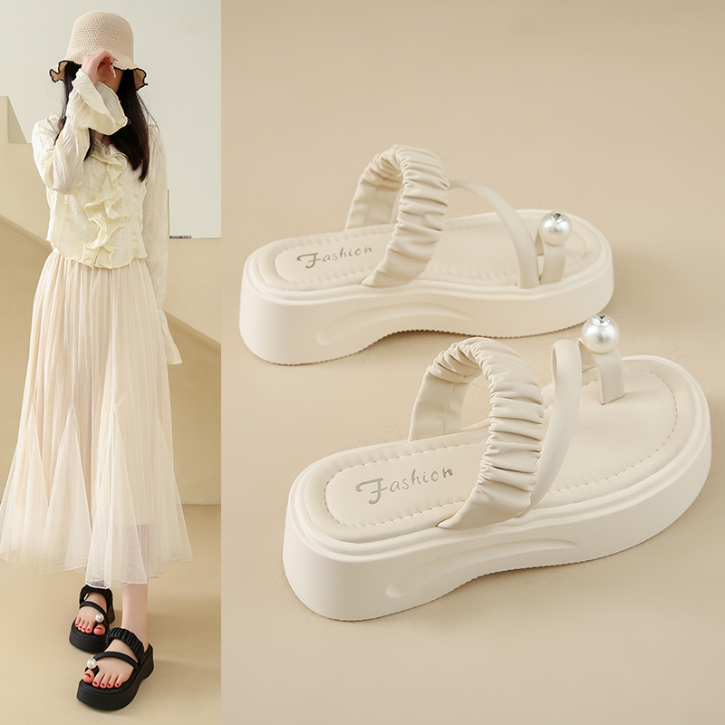 Summer sandals, casual and versatile half - slip women's shoes for outdoor wear