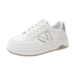 Low-top skate shoes, white sneakers, sports casual women's shoes 8513