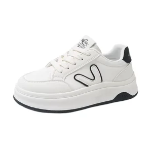 Low-top skate shoes, white sneakers, sports casual women's shoes 8513