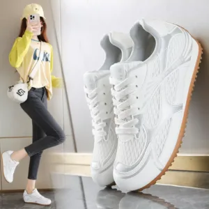 BN2006 Cortez women's sports casual shoes with built - in height increase, for outdoor wear