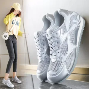 BN2006 Cortez women's sports casual shoes with built - in height increase, for outdoor wear