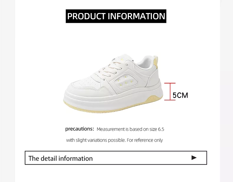 Low-cut board shoes, white athletic shoes, women's sporty casual footwear