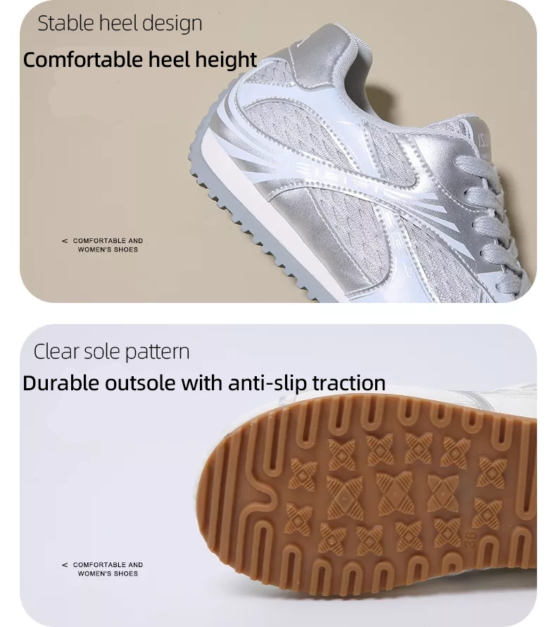 BN2006 Cortez women's sports casual shoes with built - in height increase, for outdoor wear