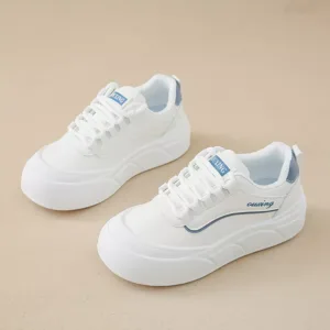 White sneakers, skate shoes, casual and versatile women’s shoes GT8806