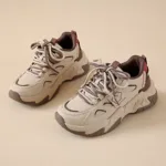 Low-cut leather dad shoes, sports casual and versatile women's shoes