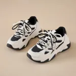 Low-cut leather dad shoes, sports casual and versatile women's shoes