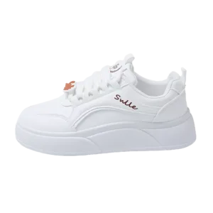 white sneakers, skate shoes, casual and versatile women's shoes EP912