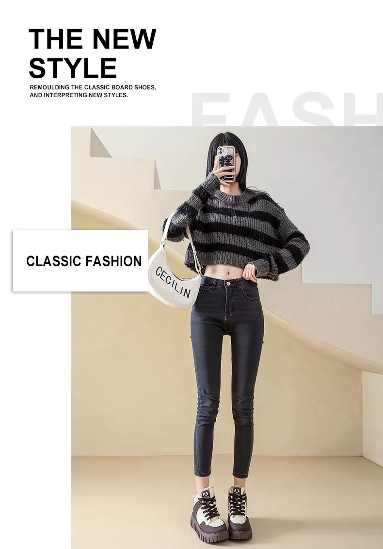 Women's High-Top Fleece-Lined Warm Casual Sports Sneakers for Winter