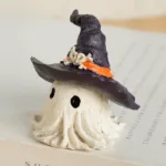 Halloween Horror Wizard Hat Little Ghost Creative Resin Craft Gift Garden Decoration