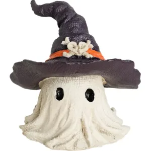 Halloween Horror Wizard Hat Little Ghost Creative Resin Craft Gift Garden Decoration 24